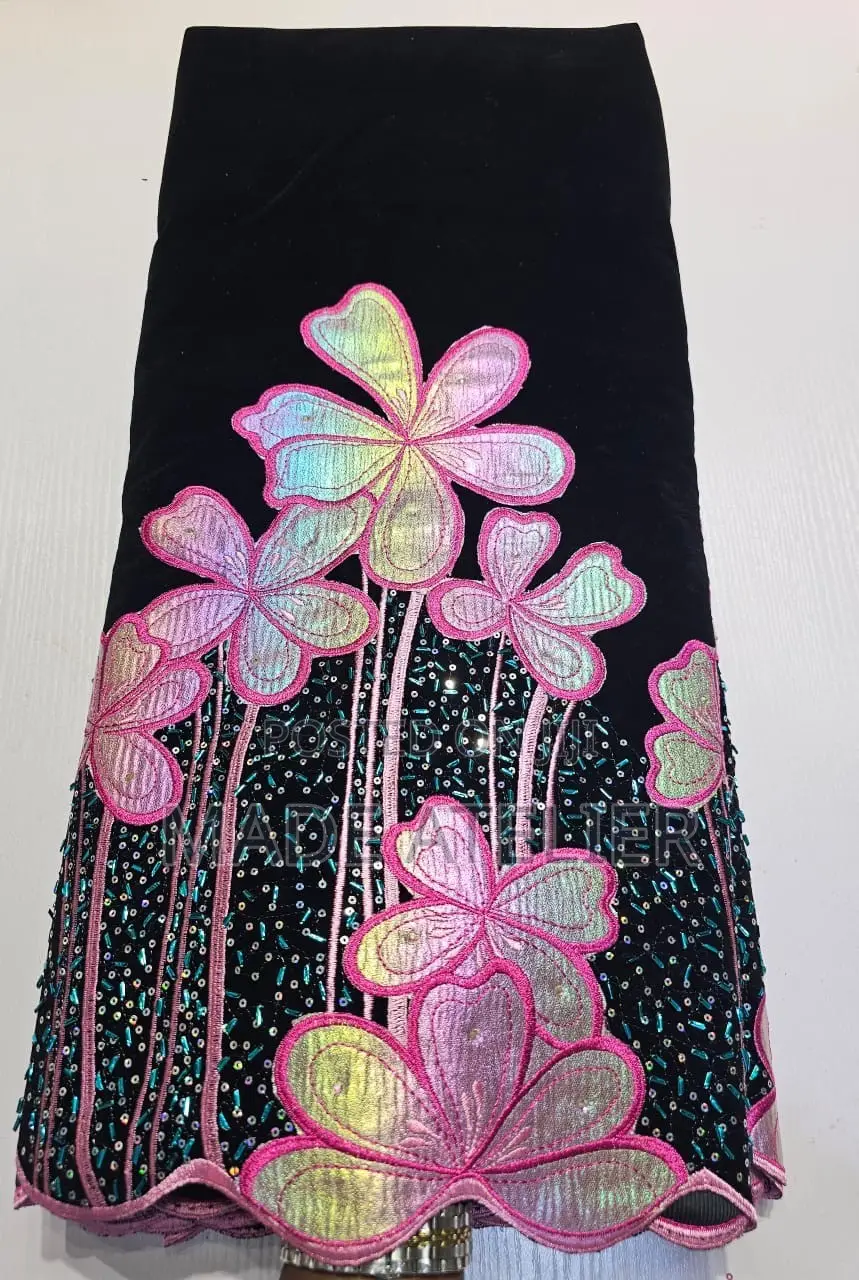 Embroided Velvet