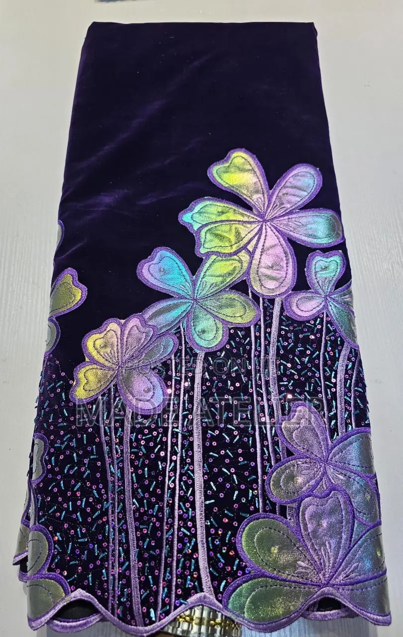 Embroided Velvet