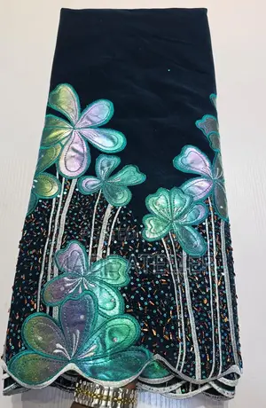 Embroided Velvet
