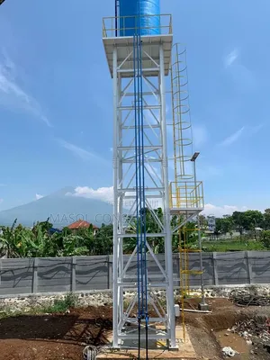 Steel Water Tank Stanchion Construction