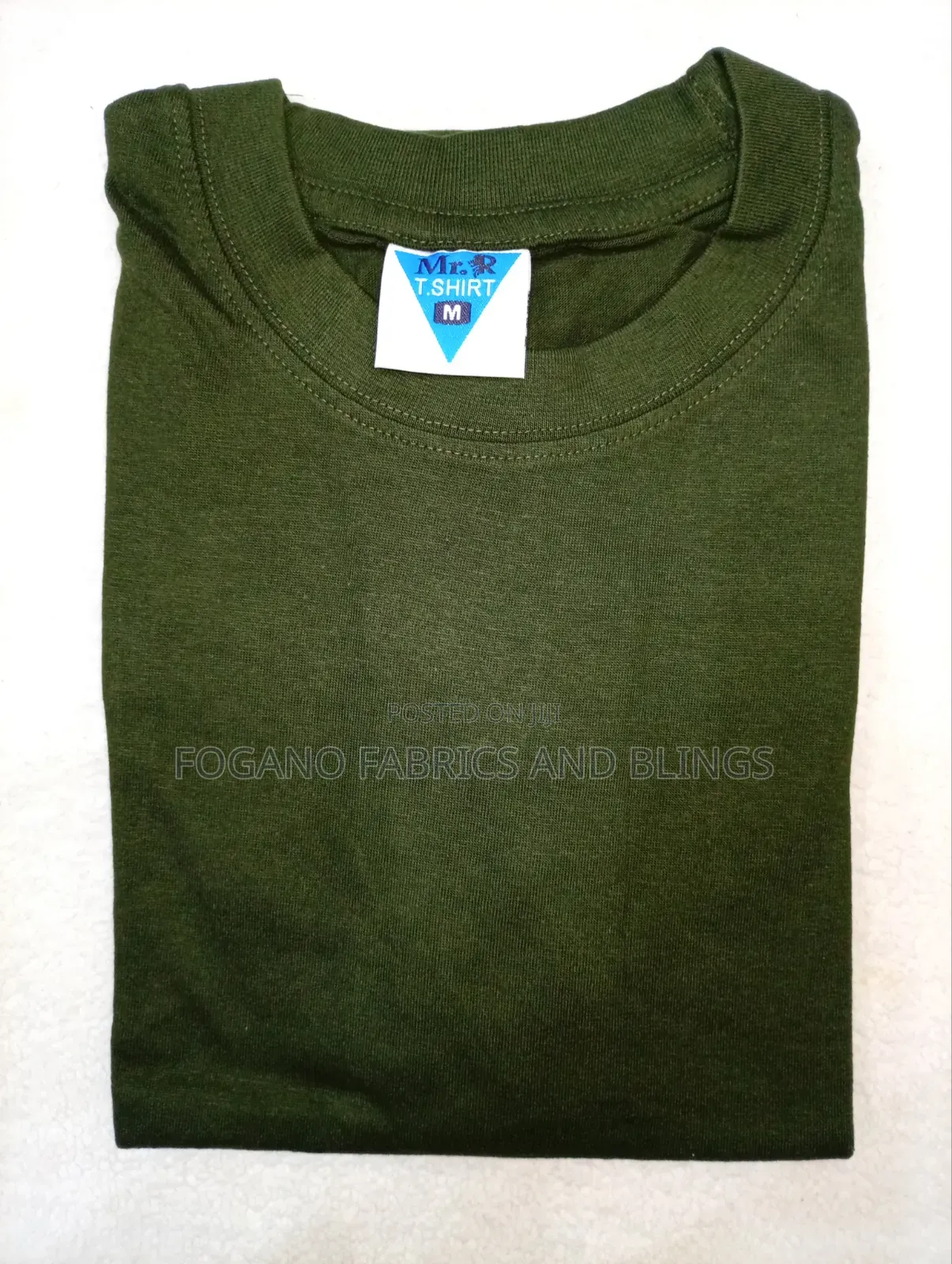 Dark Green Plain T-Shirt