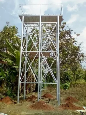 Structural Steel Tank Stand Building