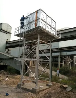 Steel Tank Support Installation