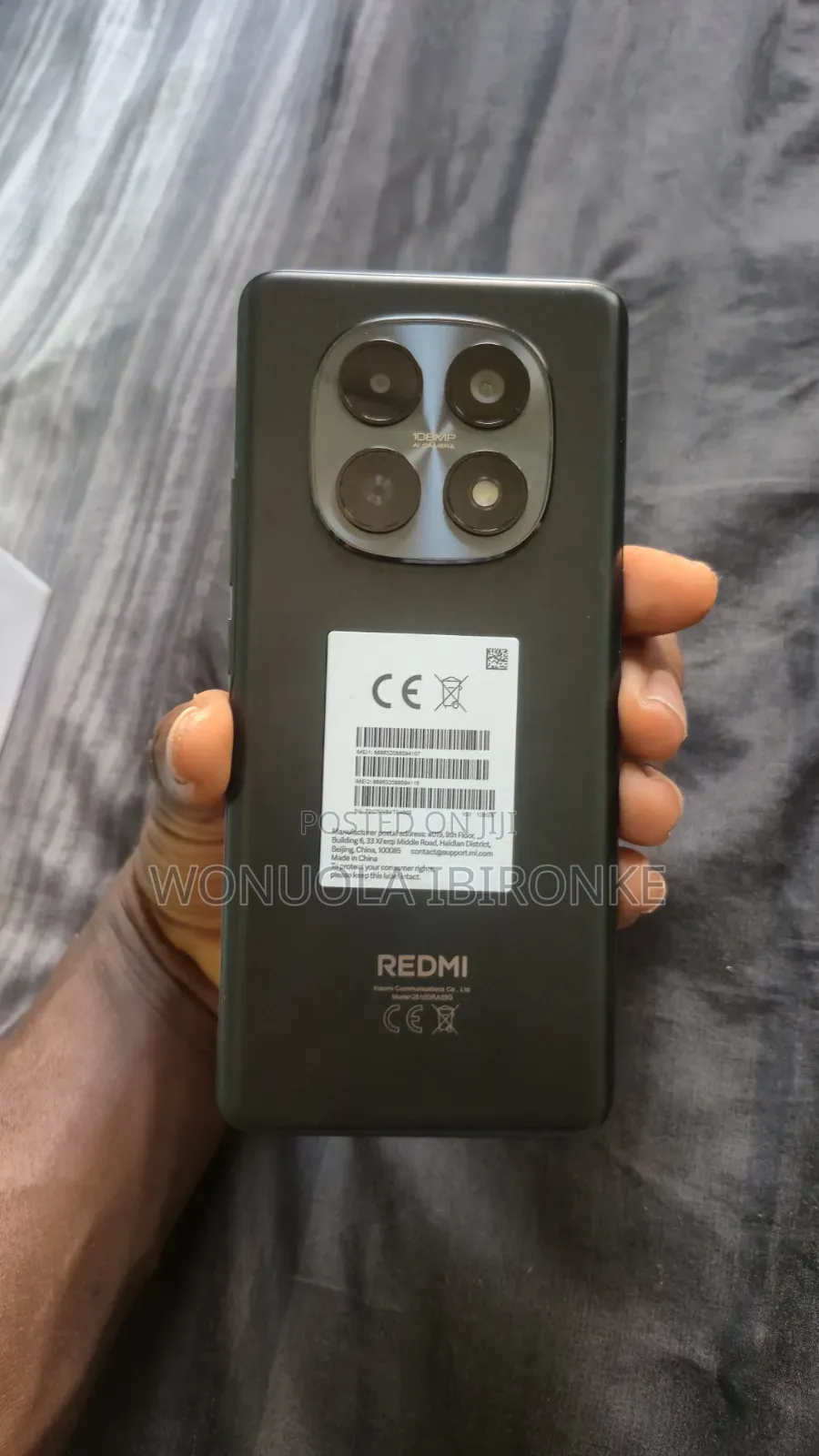 New Xiaomi Redmi Note 15 128 GB Black