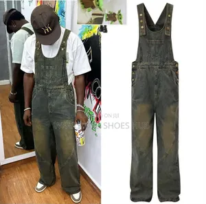 Men Denim Overall | Carhartt Style Dungarees | Sizes L–3XL