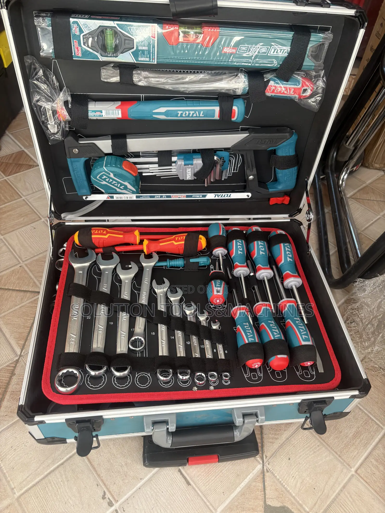 Total 147pcs Tools Box