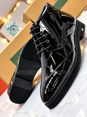 Men's Clarks Patent Leather Ankle Boots