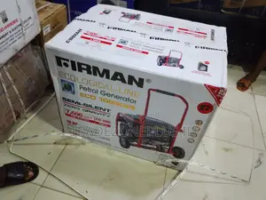 Semi-Silent Petrol Generator With Battery-Powered Starting