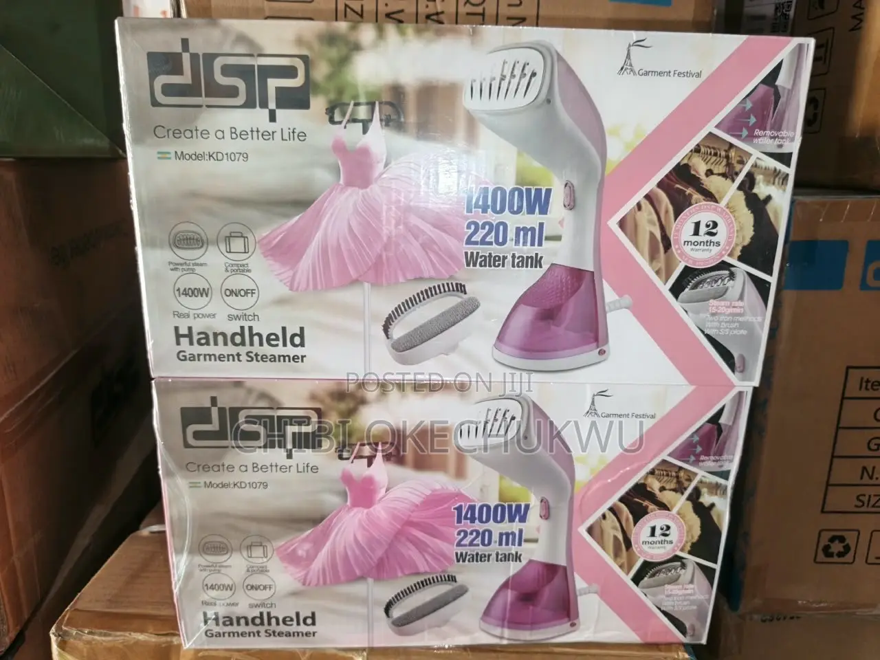 DSP Handheld Garment Steamer