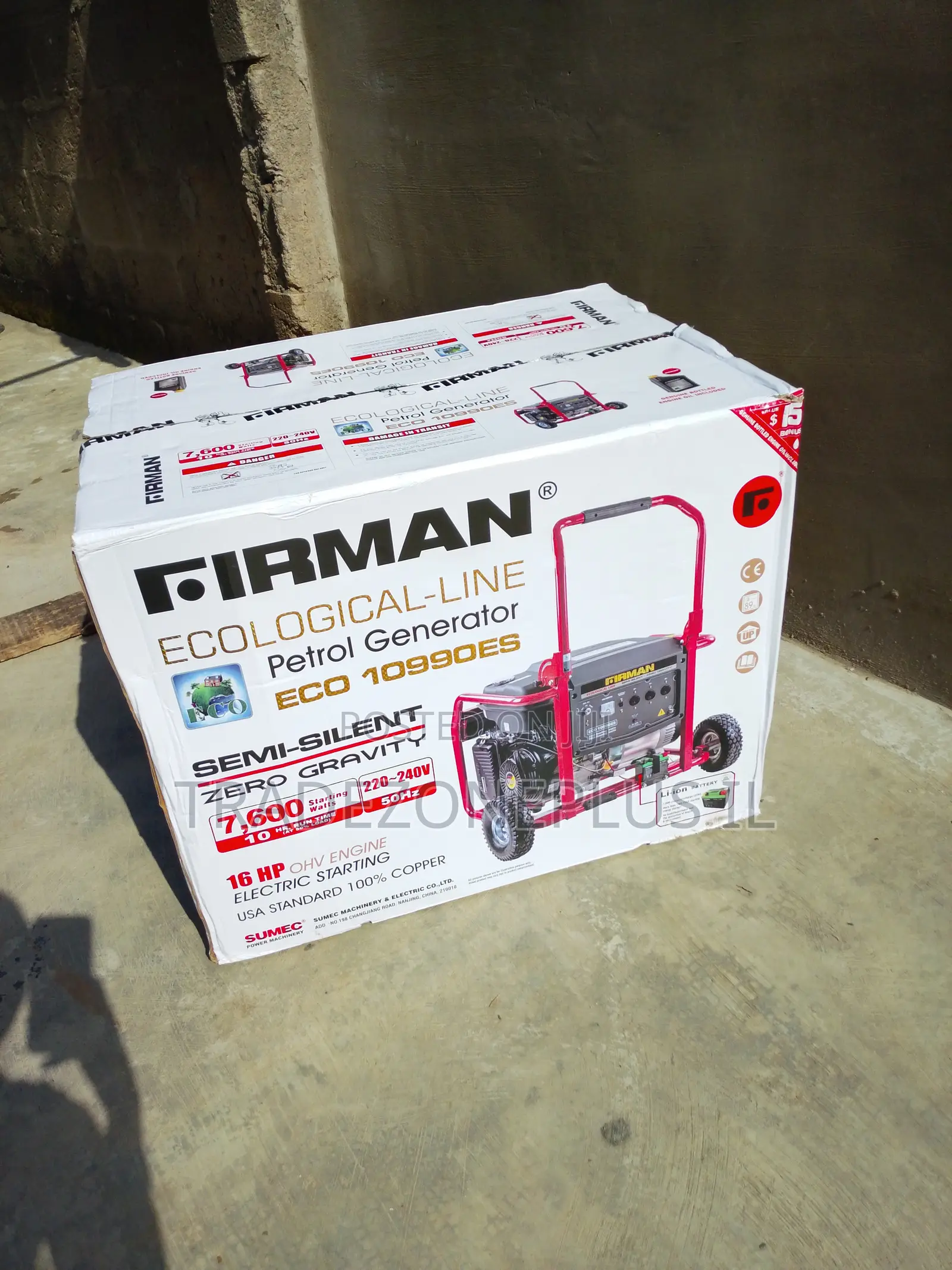 Heavy-Duty 16HP Generator With Electric Ignition System