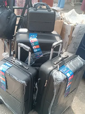 Set of 4 AK Unbreakable Rubber Travelling Luggage Boxes