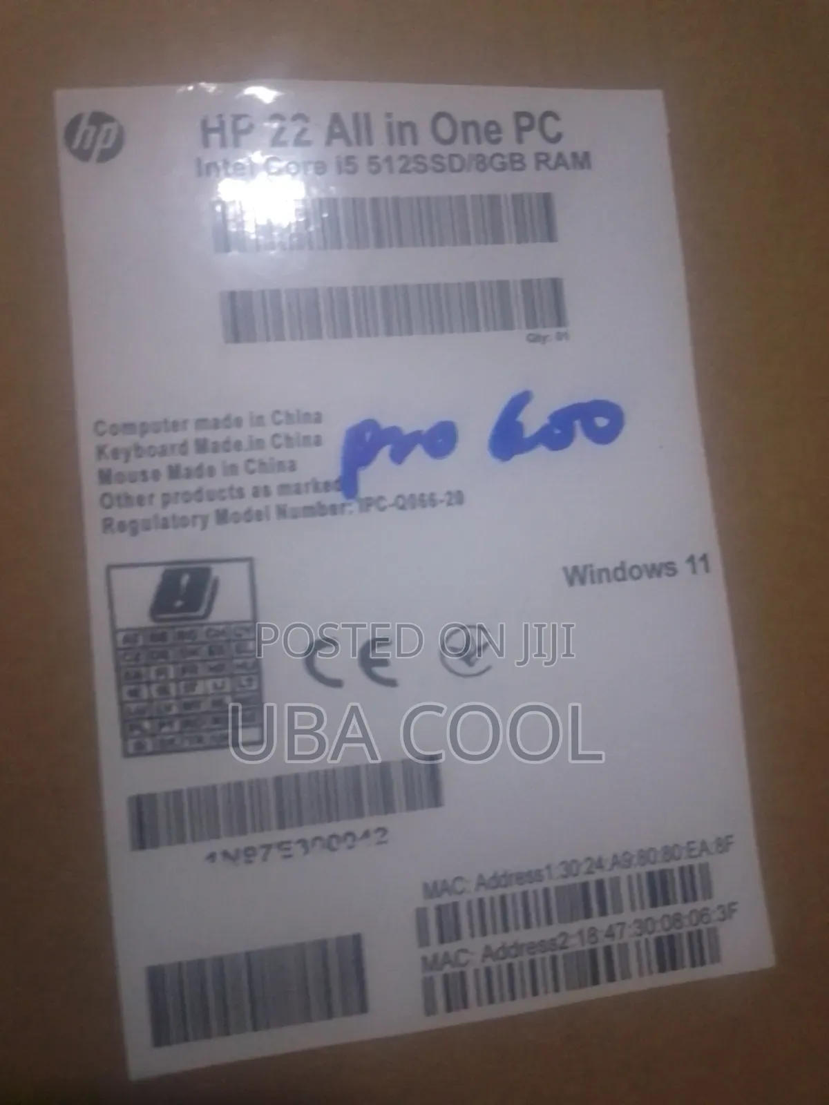 New Desktop Computer HP ProDesk 600 G1 8GB Intel Core i5 SSD 512GB