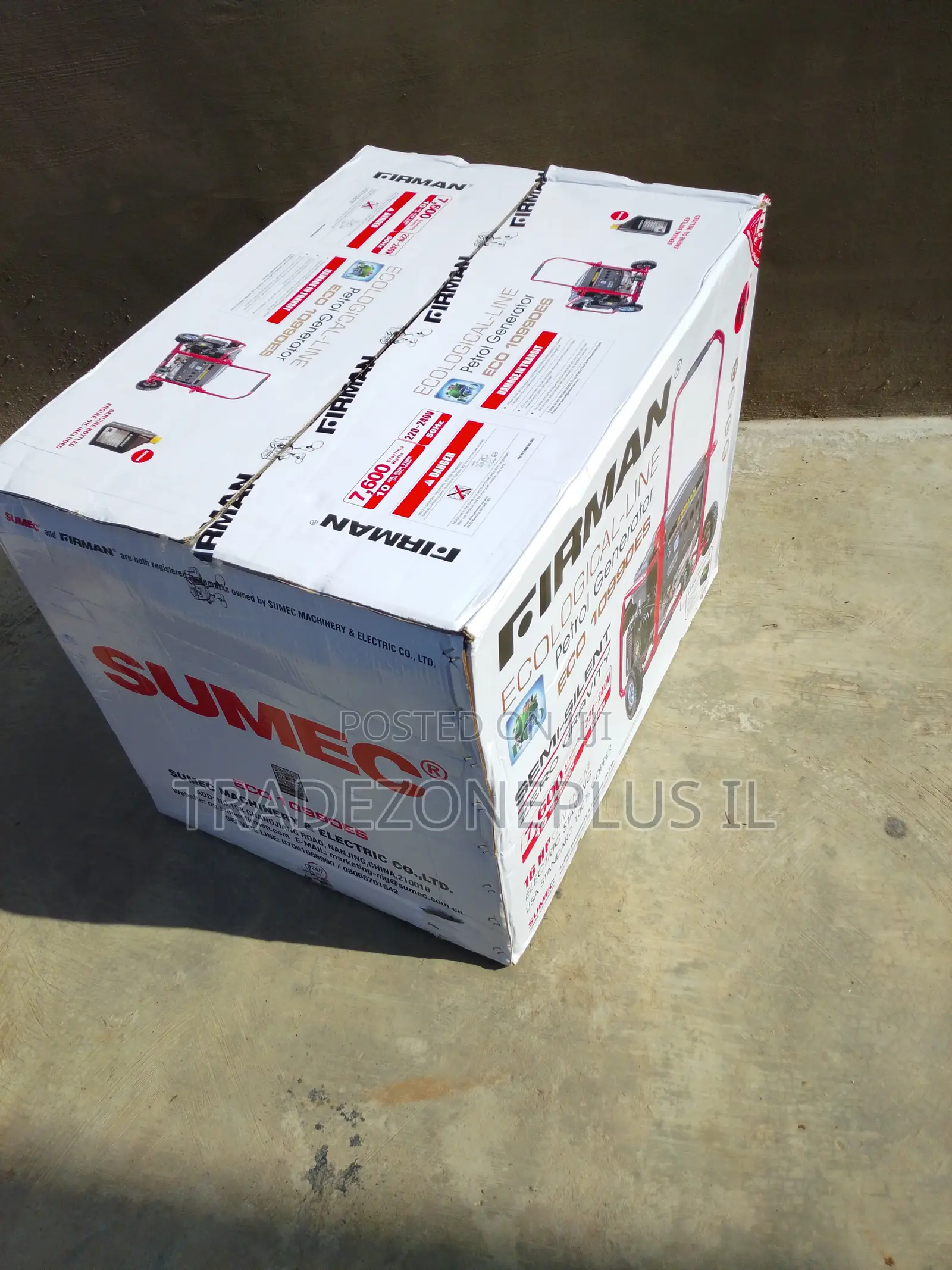 7.6kVA Petrol Power Machine With Durable Metal Frame