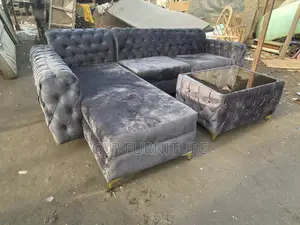 L Shaped Sofa With Table