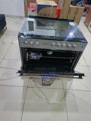 Maxi Six-Burner Gas Cooker – Spacious 60×90 Design