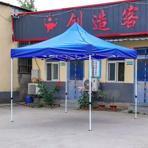 Blue 10 by 10 Feet Foldable Canopy Tent