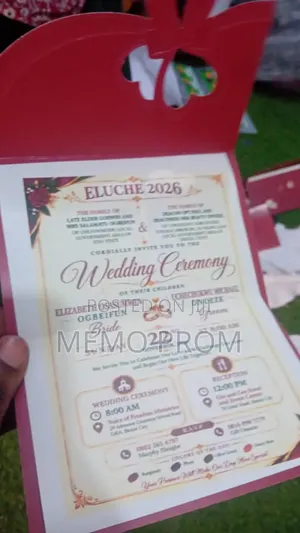 Printing Available. Wedding Invitation and More
