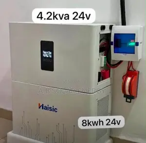 Haisic 8kwh 24v With 4.2kva 24v All in One Solar Lithium Ion Battery