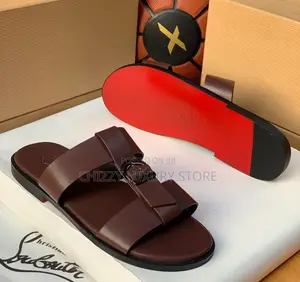 Salvatore Ferragamo Quality Luxury Men Genuine Leather Sandals