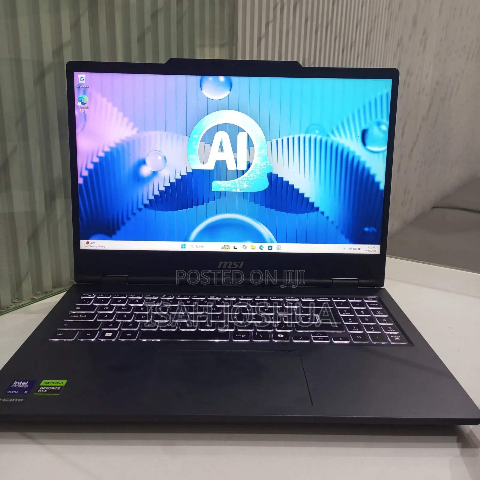 Laptop MSI 16GB Intel Core Ultra 5 SSD 512GB