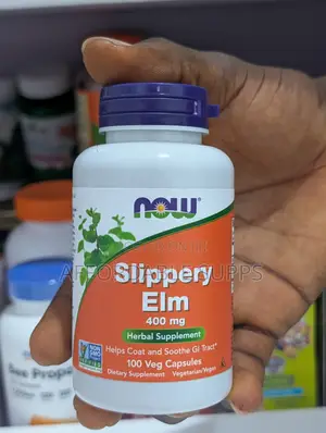 NOW Foods Slippery Elm 400mg – 100 Capsules