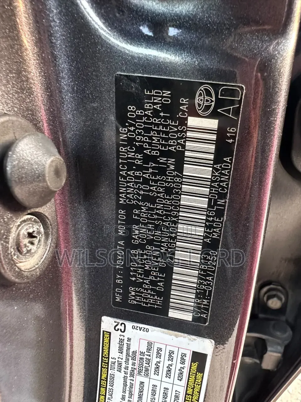 Toyota Matrix 2009 Gray