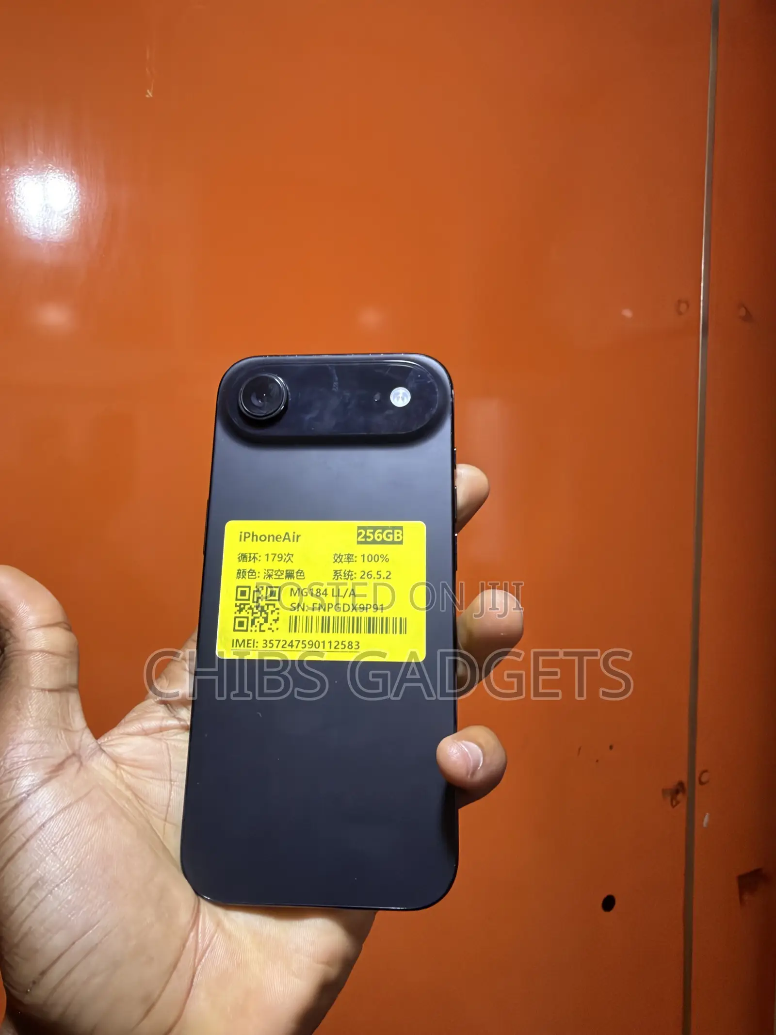 Apple iPhone Air 256 GB Black