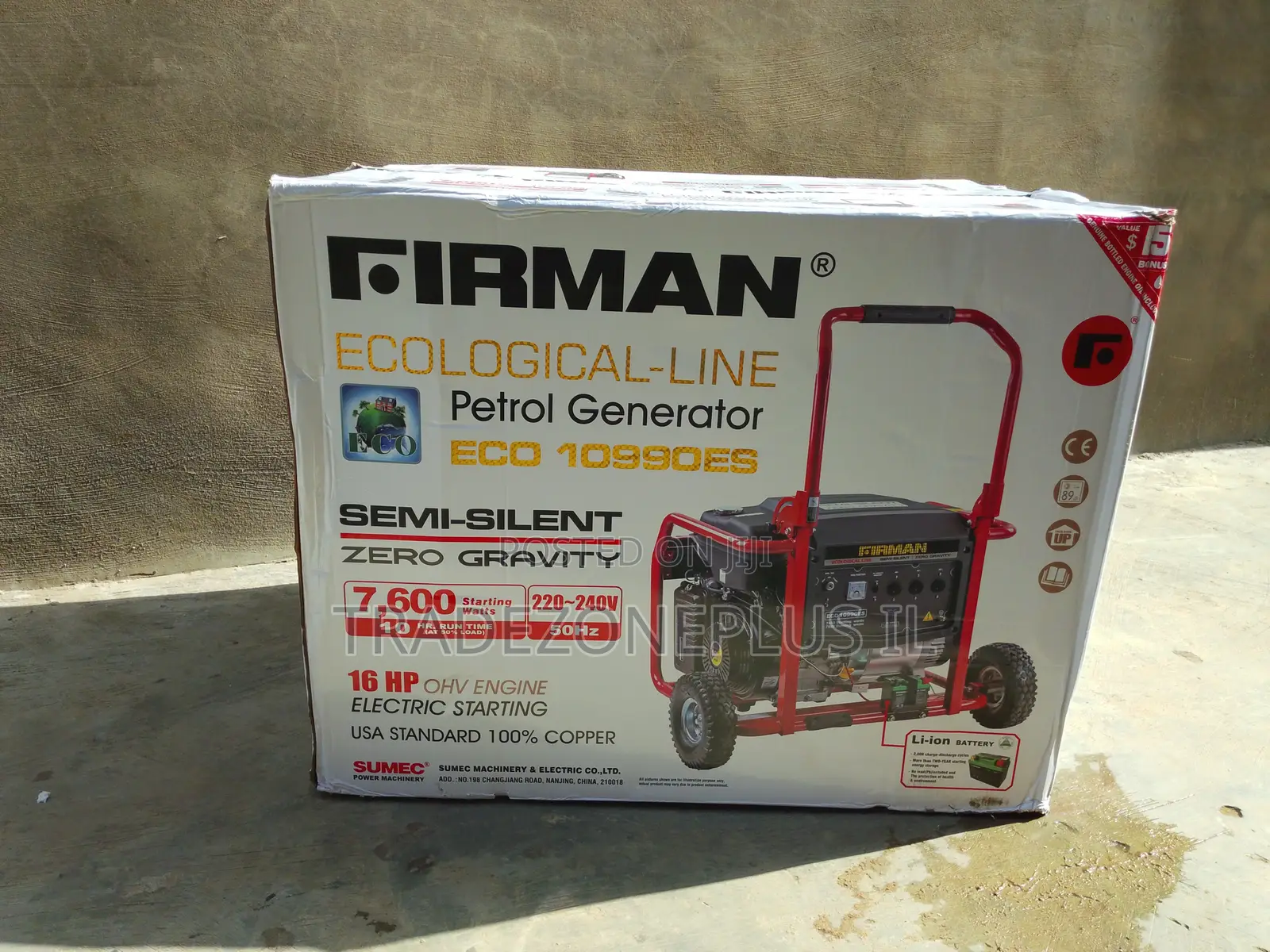 Firman Generator With 220–240V Output