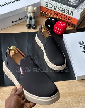 Premium Timberland Men’s Canvas Slip-on Sneakers