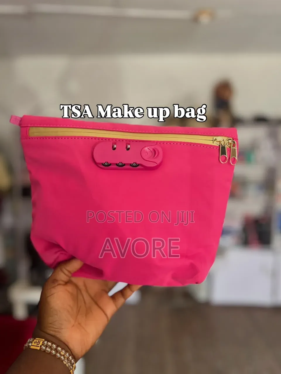 TSA Lock Make Up Bag