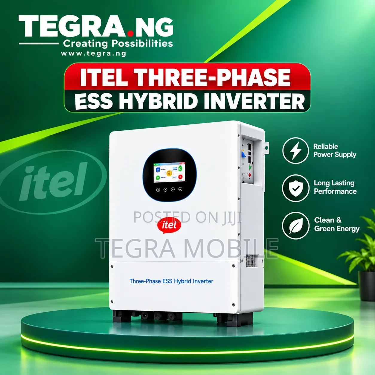 Combo 12kw 16kwh Itel Battery + 11.7kwp