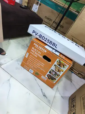 25L Microwave for Fitted Kitchens Polystar PV-BD25BBL