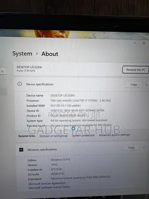 Laptop MSI 16GB Intel Core i7 SSD 1T