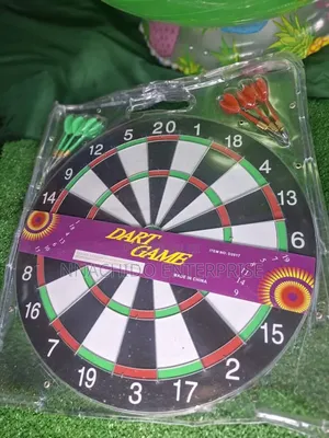 Dartboard Set With Darts.