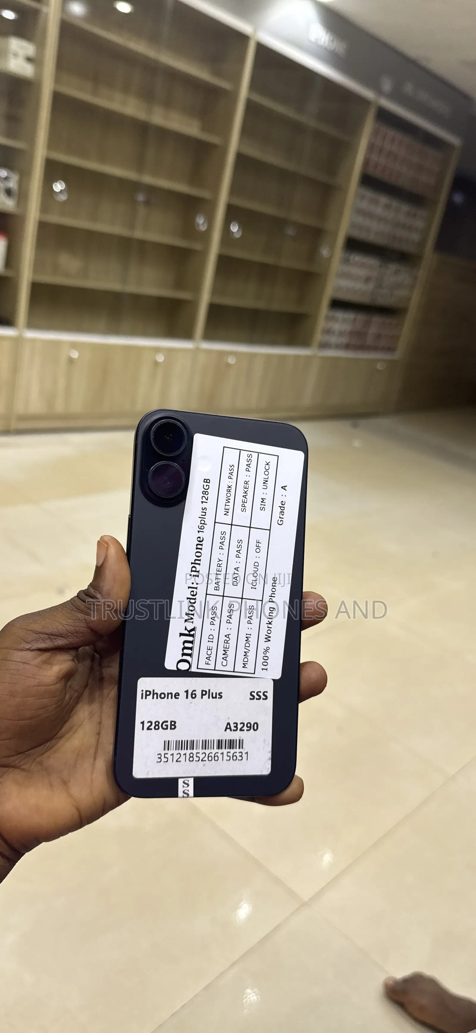 Apple iPhone 16 Plus 128 GB Black