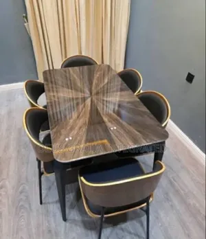High Quality 6 Seaters Marble Dinning