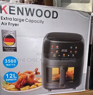 12liters Original Kenwood Digital Airfryer 3500watts.