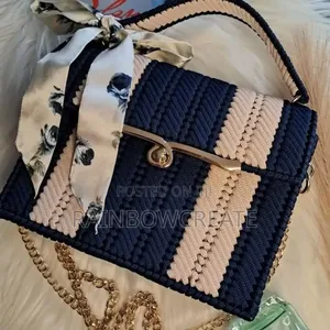 Handmade Crochet Bag | Elegant Ladies' Shoulder Bag