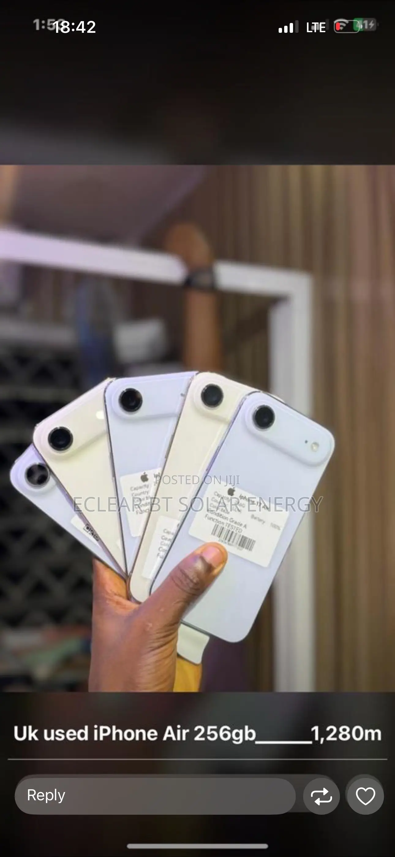 Apple iPhone Air 256 GB White