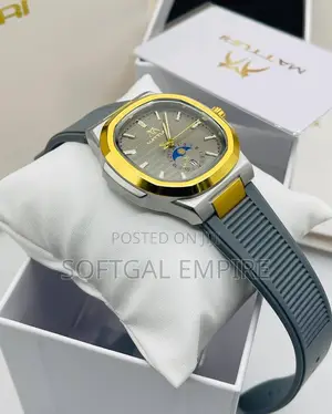 Matturi Rubber Chronograph Watch