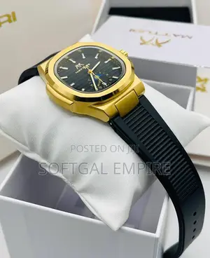 Matturi Rubber Chronograph Watch