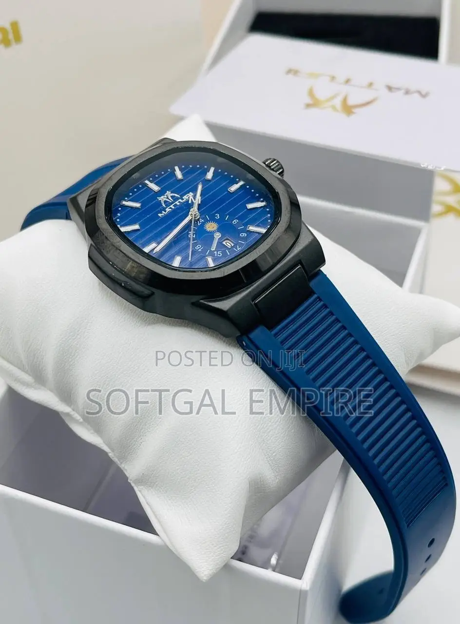 Matturi Rubber Chronograph Watch