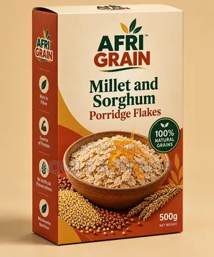 Cereal Packaging Carton for Online Food Sellers - Full Colour 500g