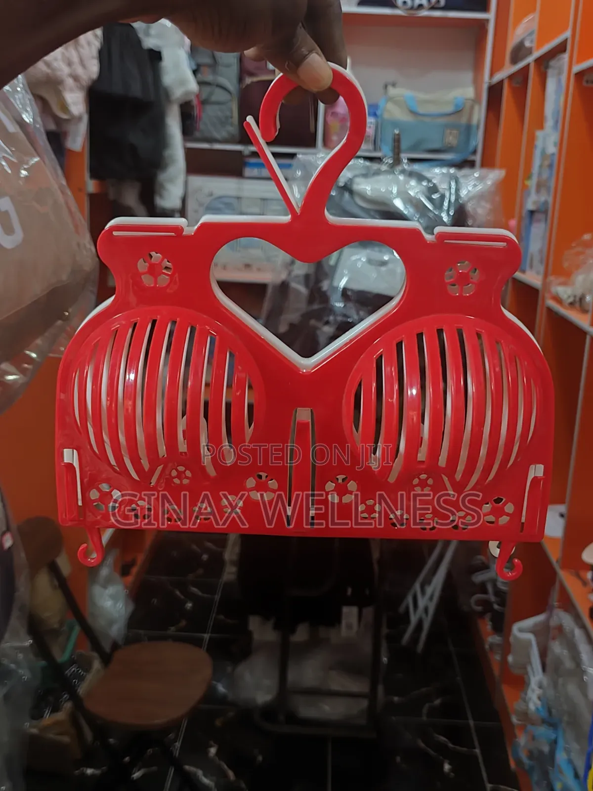 Multipurpose Plastic Bra Hangers and Underwear Drying Rack