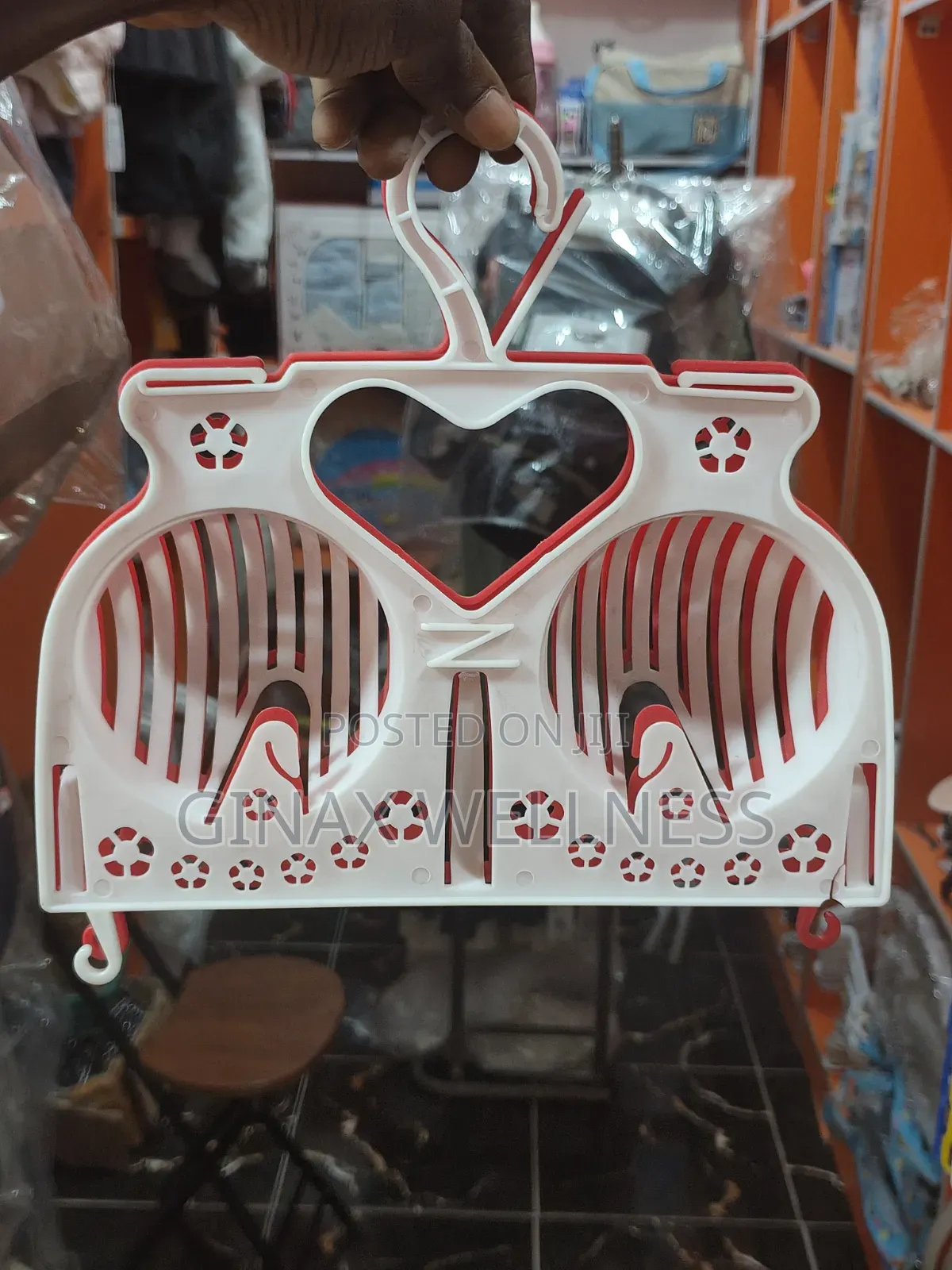 Multipurpose Plastic Bra Hangers and Underwear Drying Rack