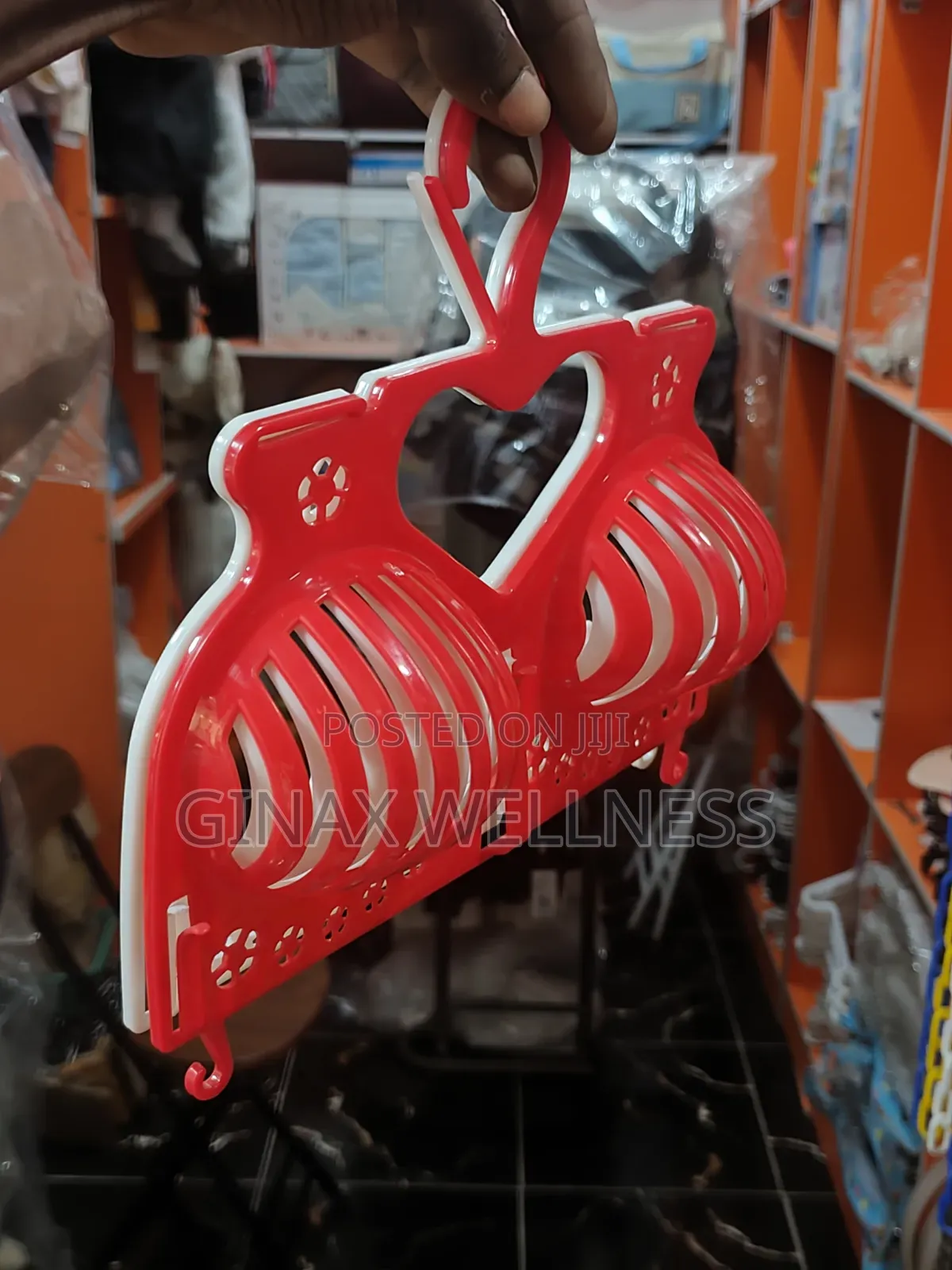 Multipurpose Plastic Bra Hangers and Underwear Drying Rack