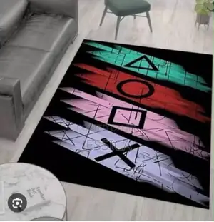 Modern Abstract Geometric Area Rug for Home Decor