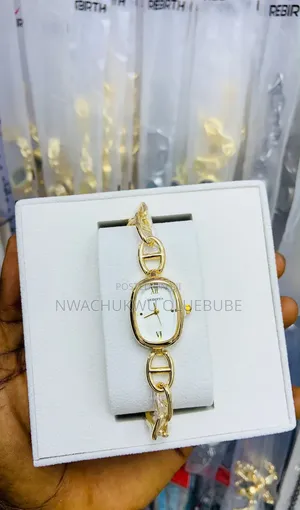 REBIRTH Women's Elegant Gold & Silver Chain Watch