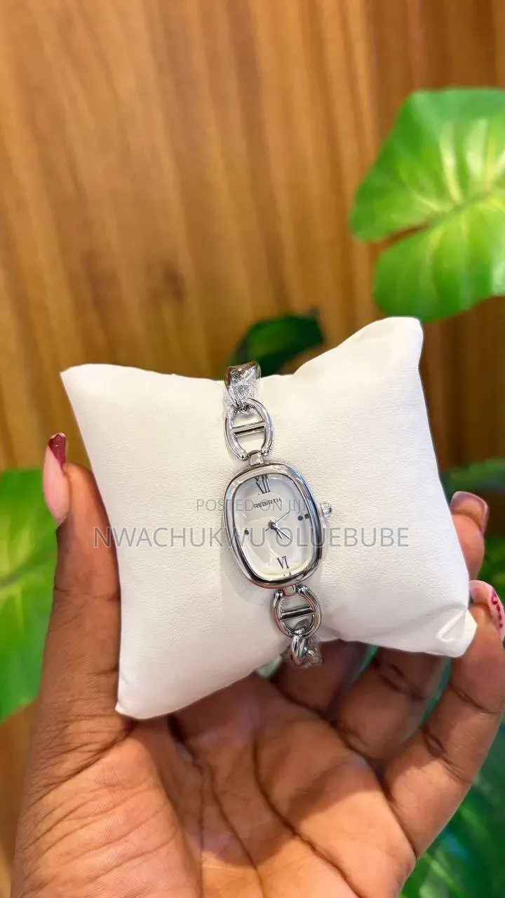 REBIRTH Women's Elegant Gold & Silver Chain Watch