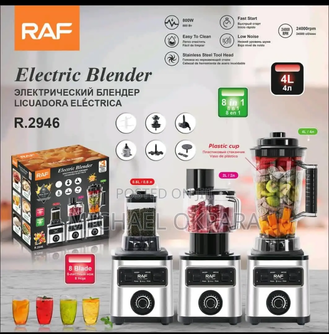 RAF 8in1 Elctric Blender